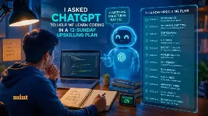 I asked ChatGPT to help me learn coding in a 12-Sunday upskilling plan: AI gives me structured routine