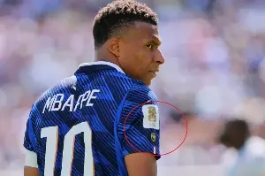 The reason Mbappe's jersey is different from the rest of the French national team.