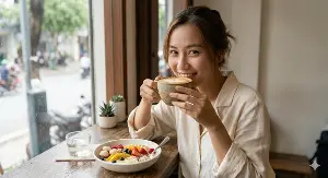 Is it better to drink coffee in the morning or sip it throughout the day?