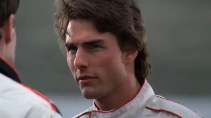 Tom Cruise in Days of Thunder.