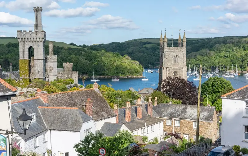 Fowey is a charming Cornish harbour town on the banks of the Fowey Estuary, where the river Fowey meets the English Channel - Graham Custance