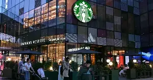Starbucks China requires customers to make purchases before being allowed to sit in the store.