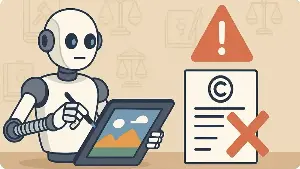 Warnings about the quality of scientific papers when AI is involved.