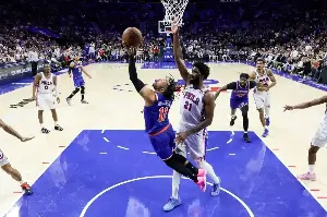 Knicks sweep 76ers to reach Eastern Conference finals