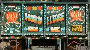 Everyday explained: Why Indian trucks have ‘Horn OK Please’ sign painted on the back
