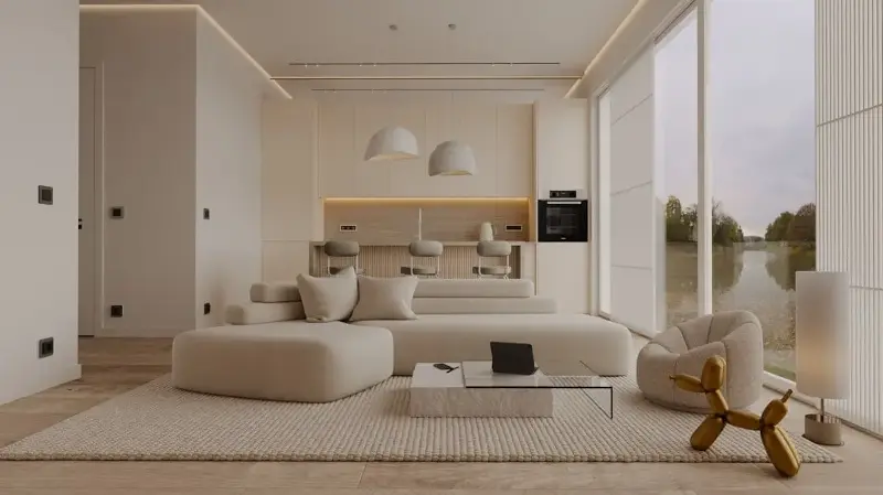 A piece that looks perfect in a showroom may overwhelm a room once it is placed inside it.