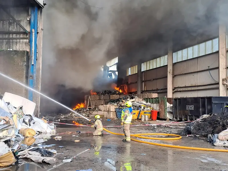Vapes are being blamed for the soaring number of fires at recycling centres (LFB)