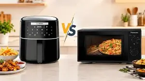 Air fryer vs microwave oven: Which is better for Indian food, leftovers and crispy snacks?