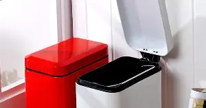 The "golden" location for placing a trash can helps activate good fortune for the homeowner.